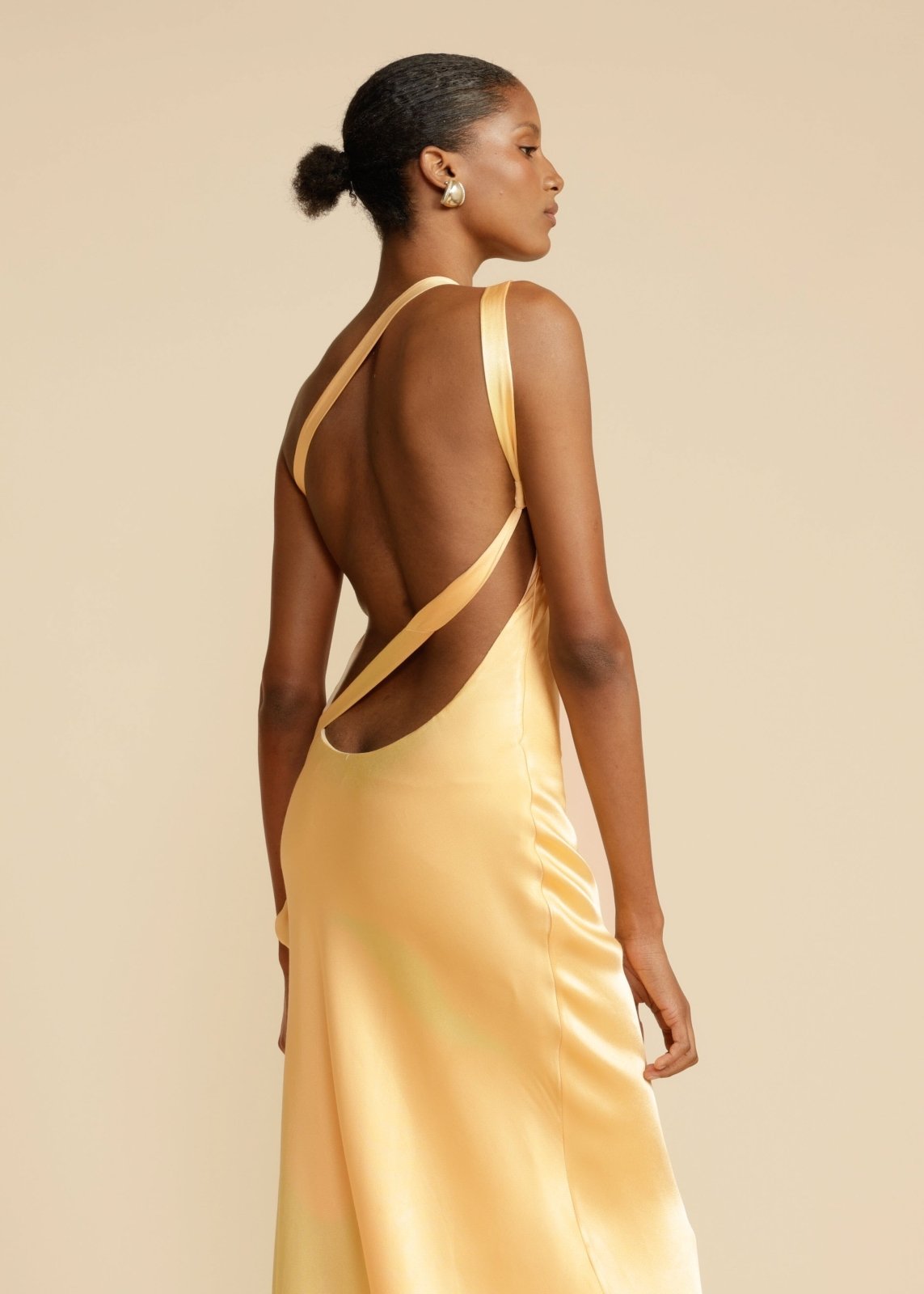 Vestido Maxi Seda Envolvente