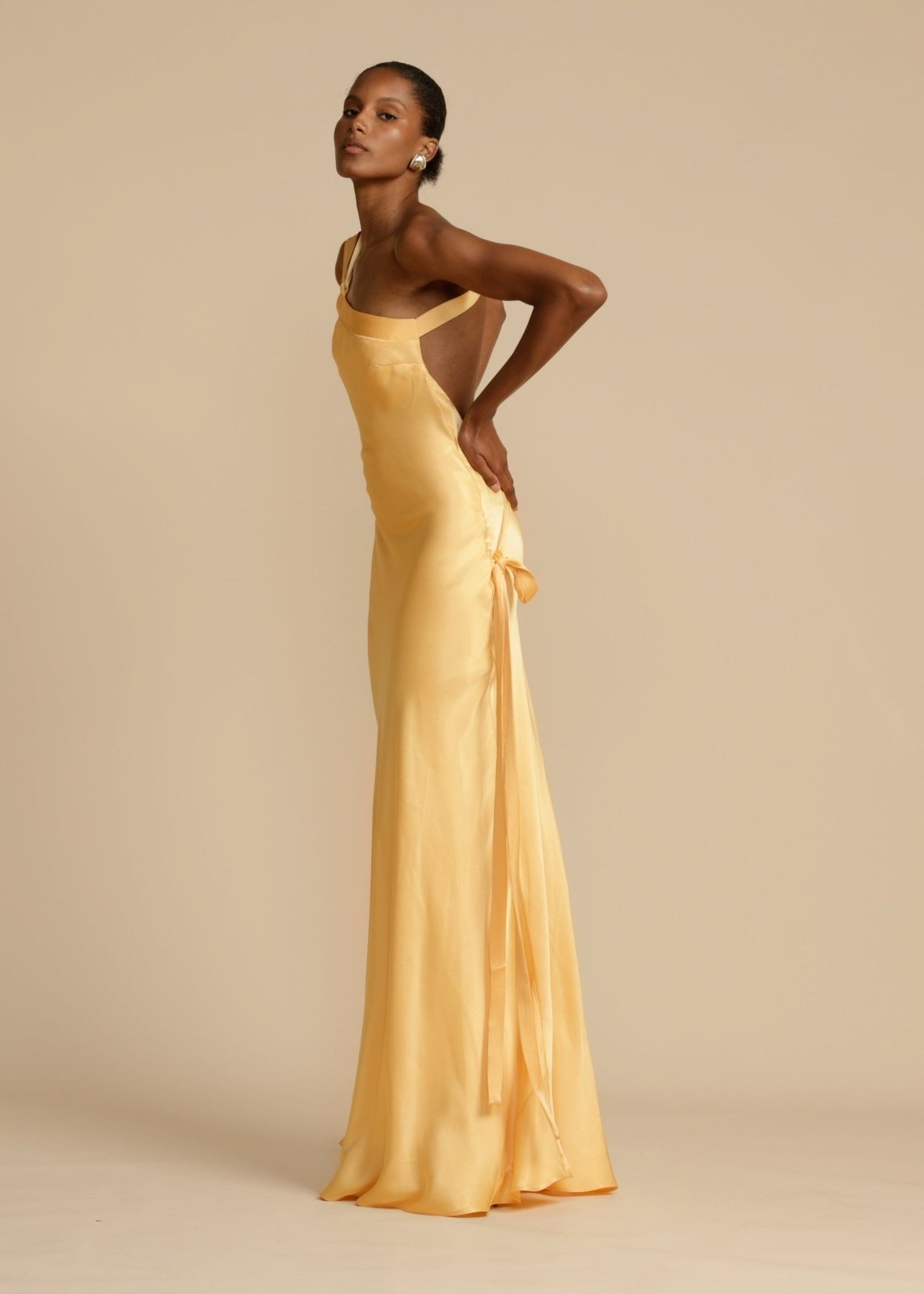 Vestido Maxi Seda Envolvente