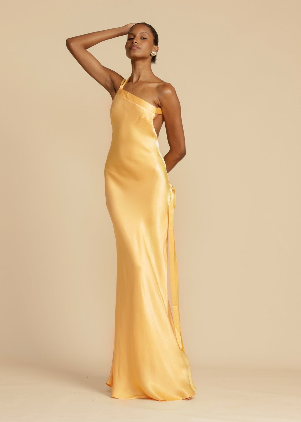 Vestido Maxi Seda Envolvente