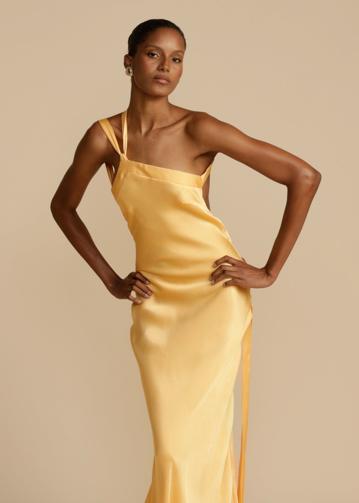 Vestido Maxi Seda Envolvente