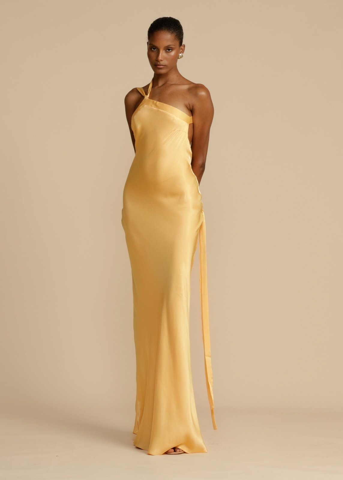 Vestido Maxi Seda Envolvente