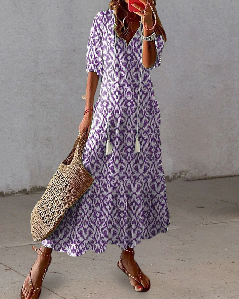 Vestido Boho-Cómodo Tummy