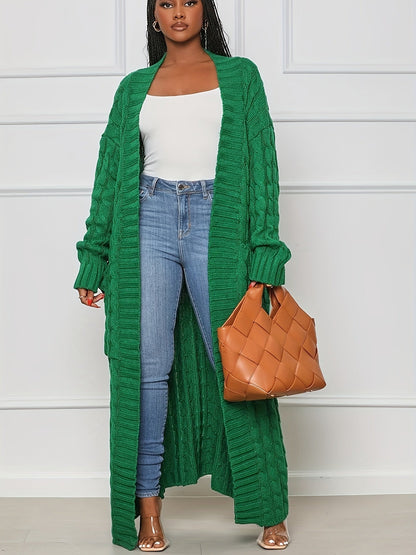 Cardigan Comprido de Punto