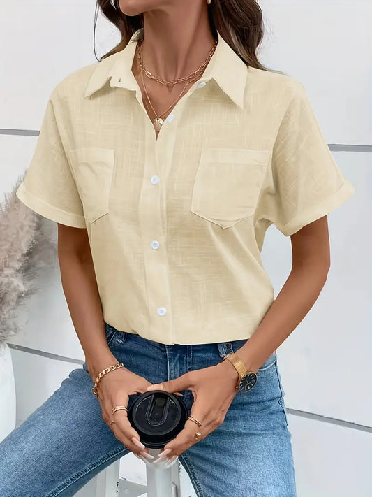 Blusa Blanca Silueta-Favorecedora