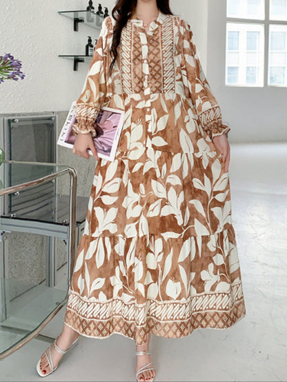 Vestido Suelto Manga Elegante