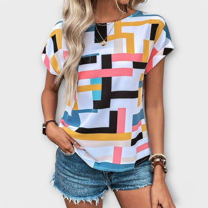 Blusa Chic Cuello Redondo