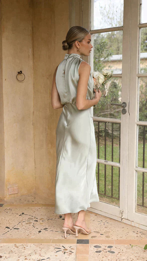 Elegante Glanz Maxikleid