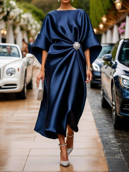 Vestido Satinado Elegante