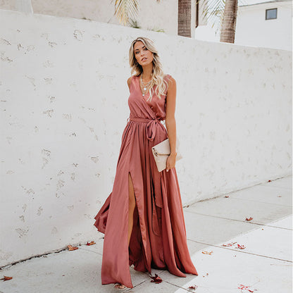 Vestido Halter Veraniego Elegante