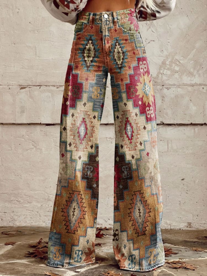 Pantalones Ancho Estilo Vintage