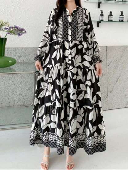 Vestido Suelto Manga Elegante