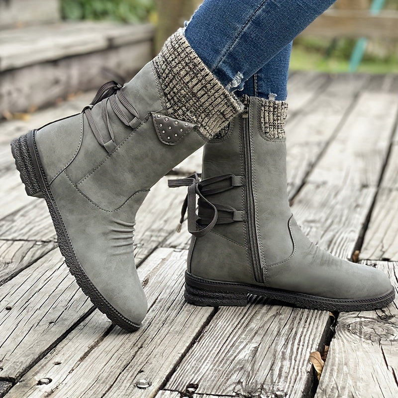 Botines Tacón Ancho Estables