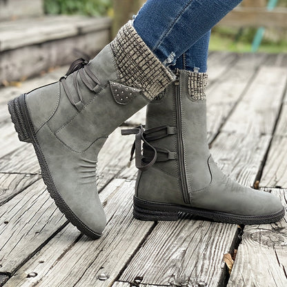 Botines Tacón Ancho Estables