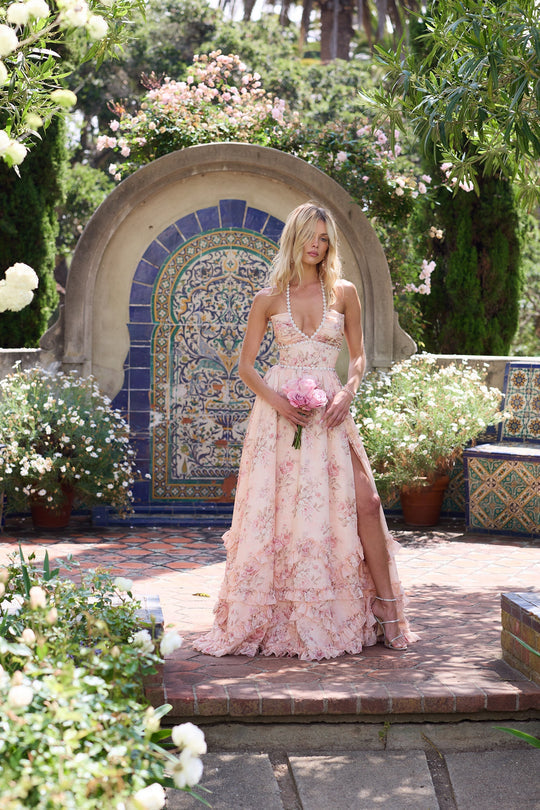 Vestido Halter Silueta-Esbelta