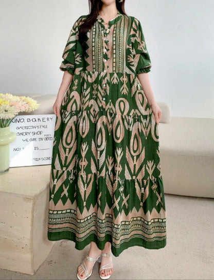 Vestido Suelto Manga Elegante