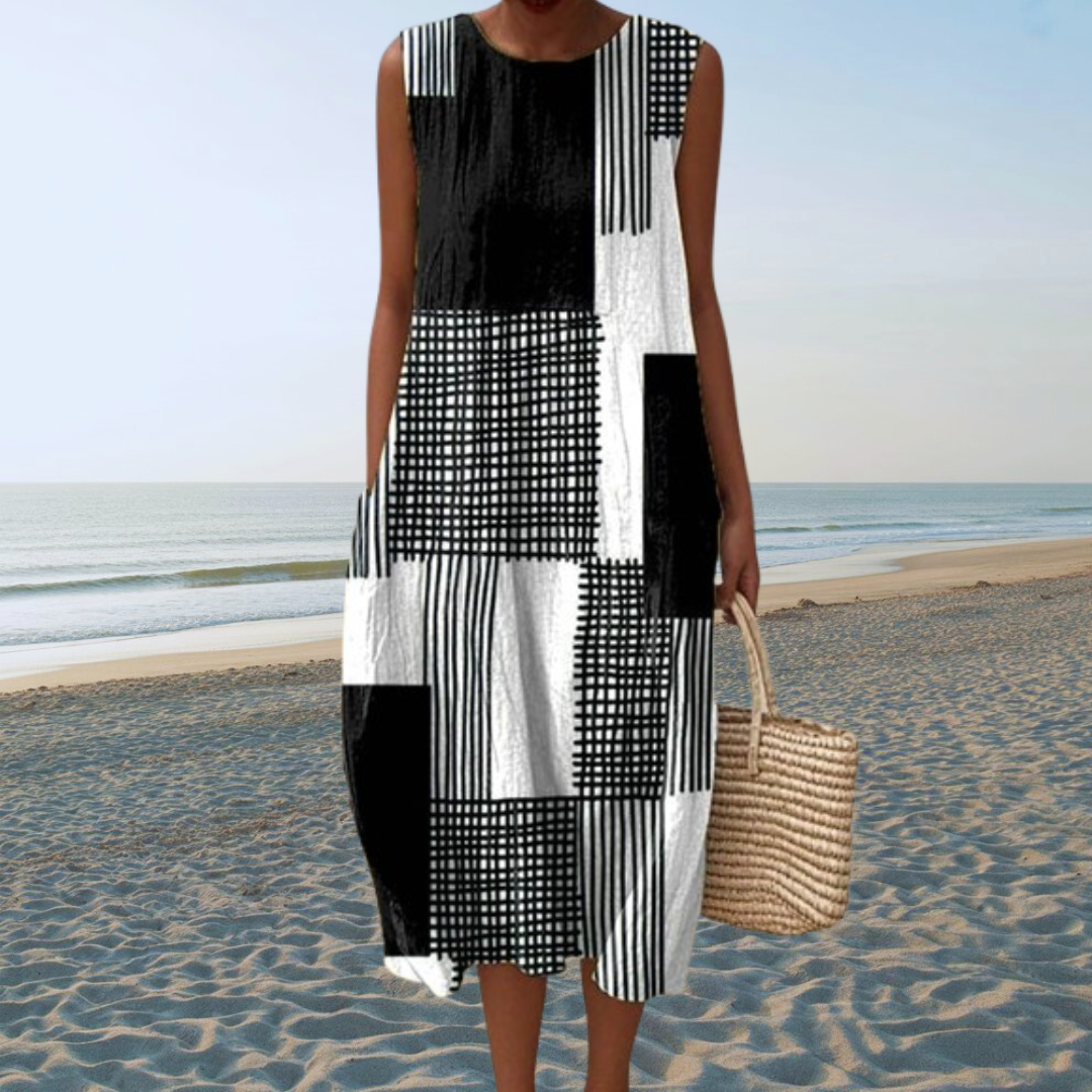 Vestido Monocromo Elegante