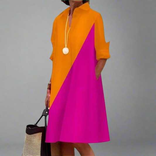 Vestido-Midi Sofisticación Fresca