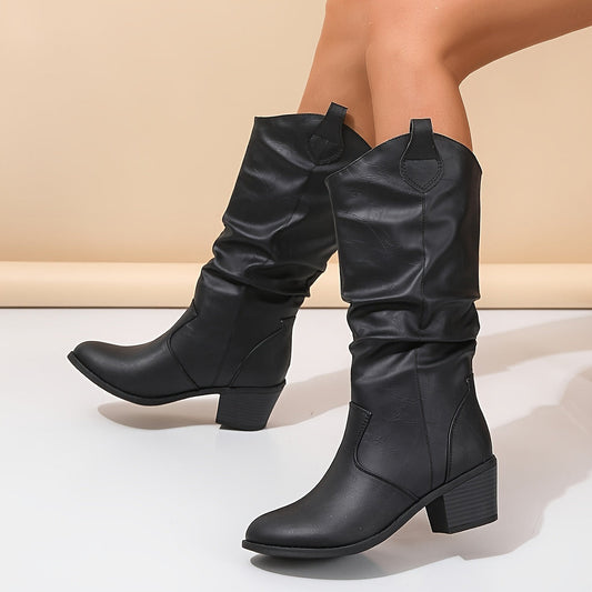 Botas Tacón Ancho Paso-Estable