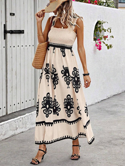 Maxi Vestido Apricot Fresco
