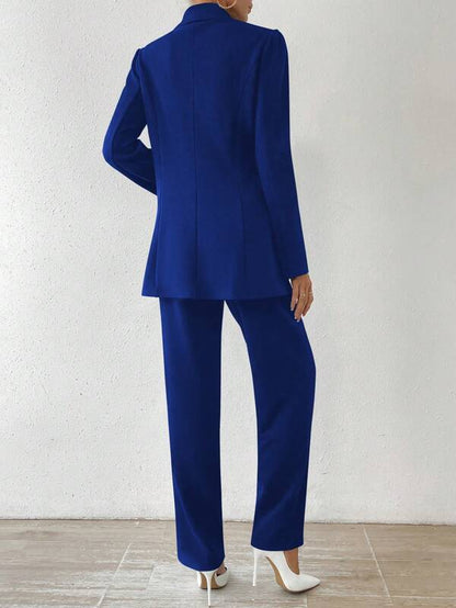 Elegant Long-Sleeve Suit Set