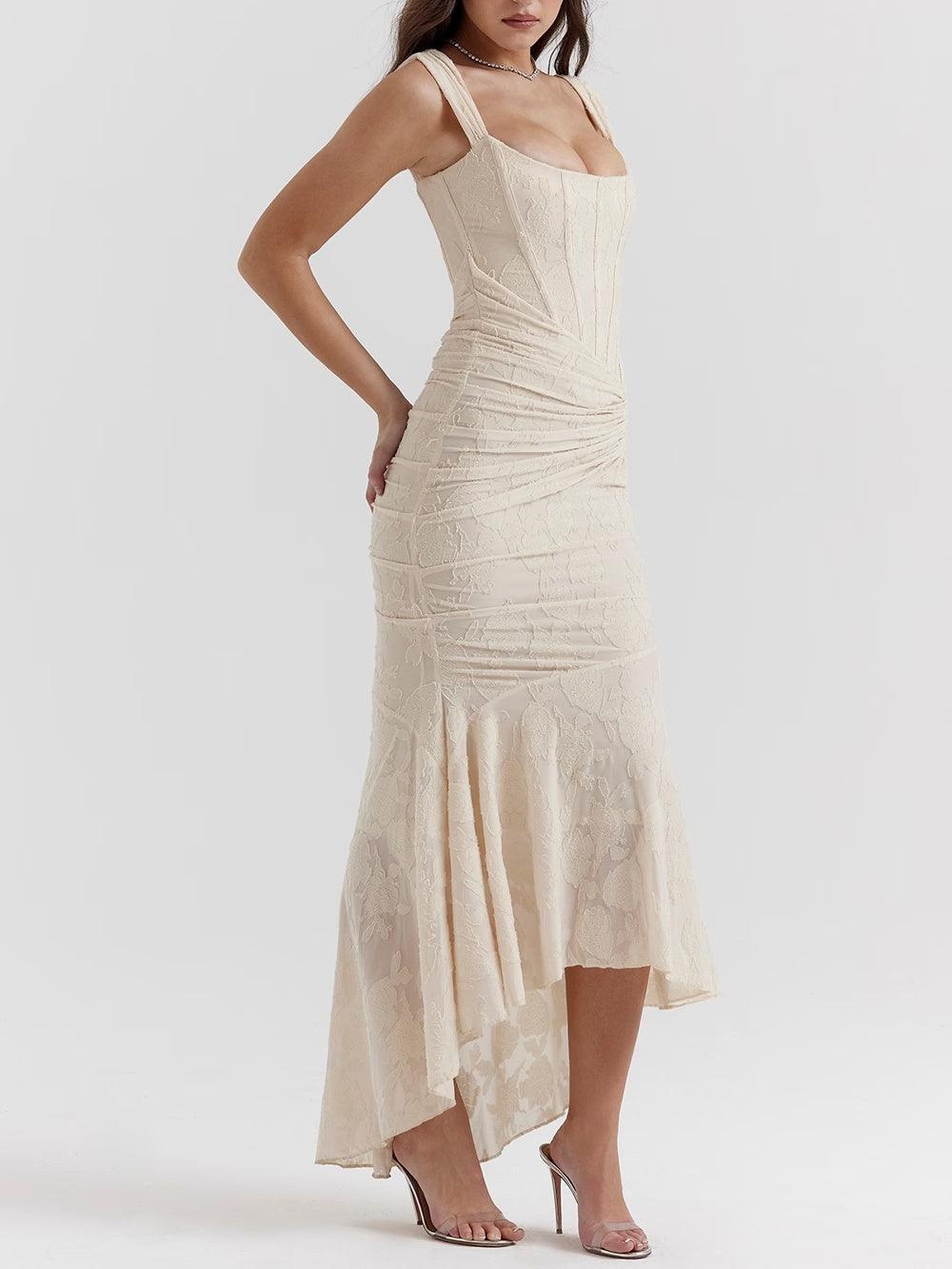 Vestido Floral Escultor Maxi
