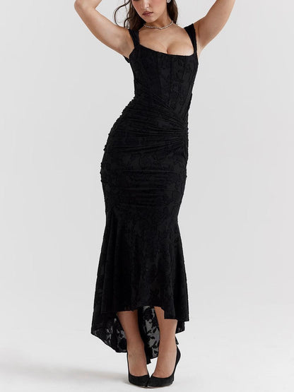Vestido Floral Escultor Maxi