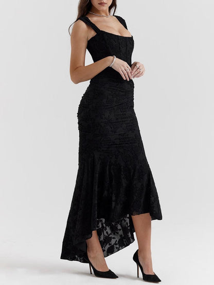 Vestido Floral Escultor Maxi