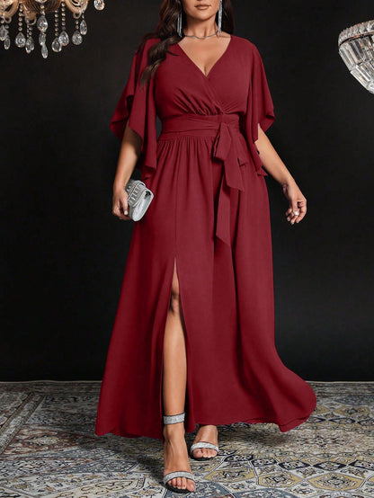 Vestido Maxi Efecto-Silueta