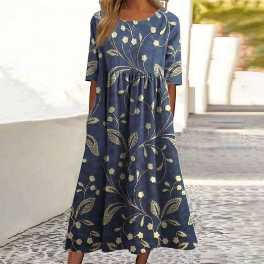 Elegancia Relajada Vestido Midi