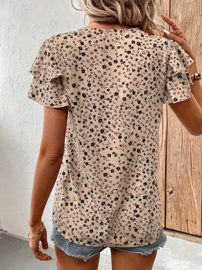 Blusa Floral Sin-Plancha