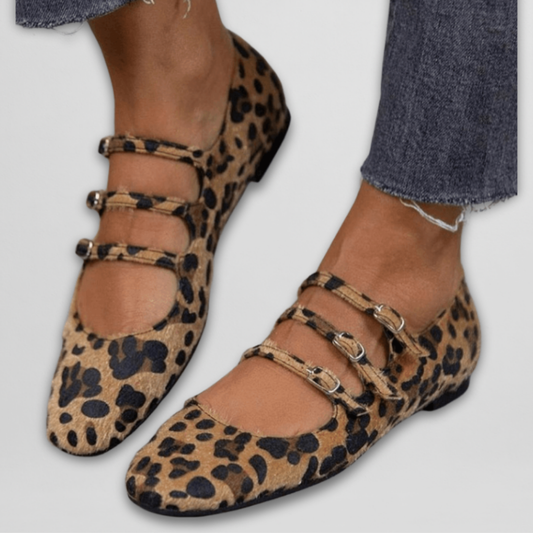 Ballerinas Animal-Print Confort