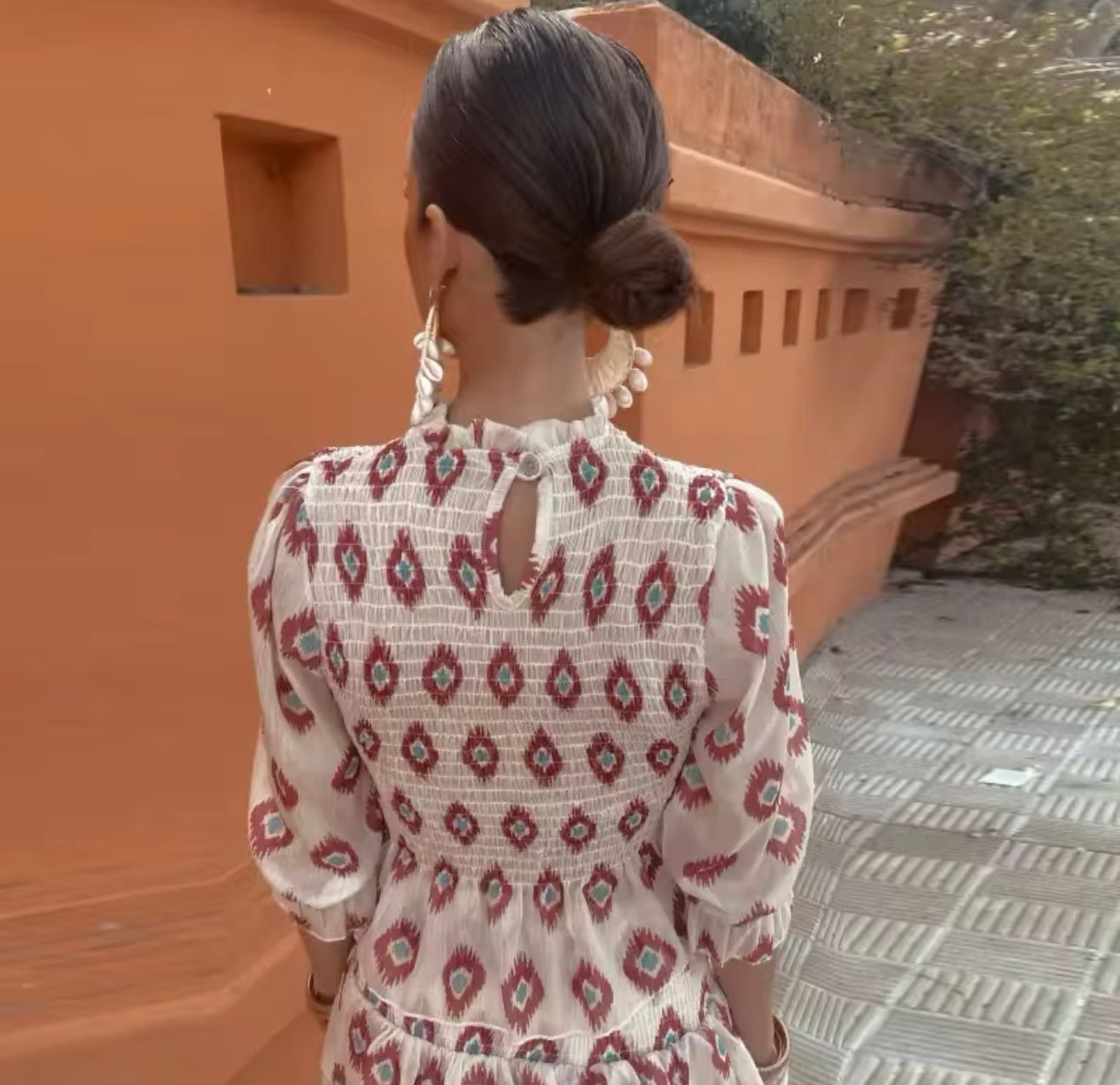 Silueta-Suave Vestido Veraniego