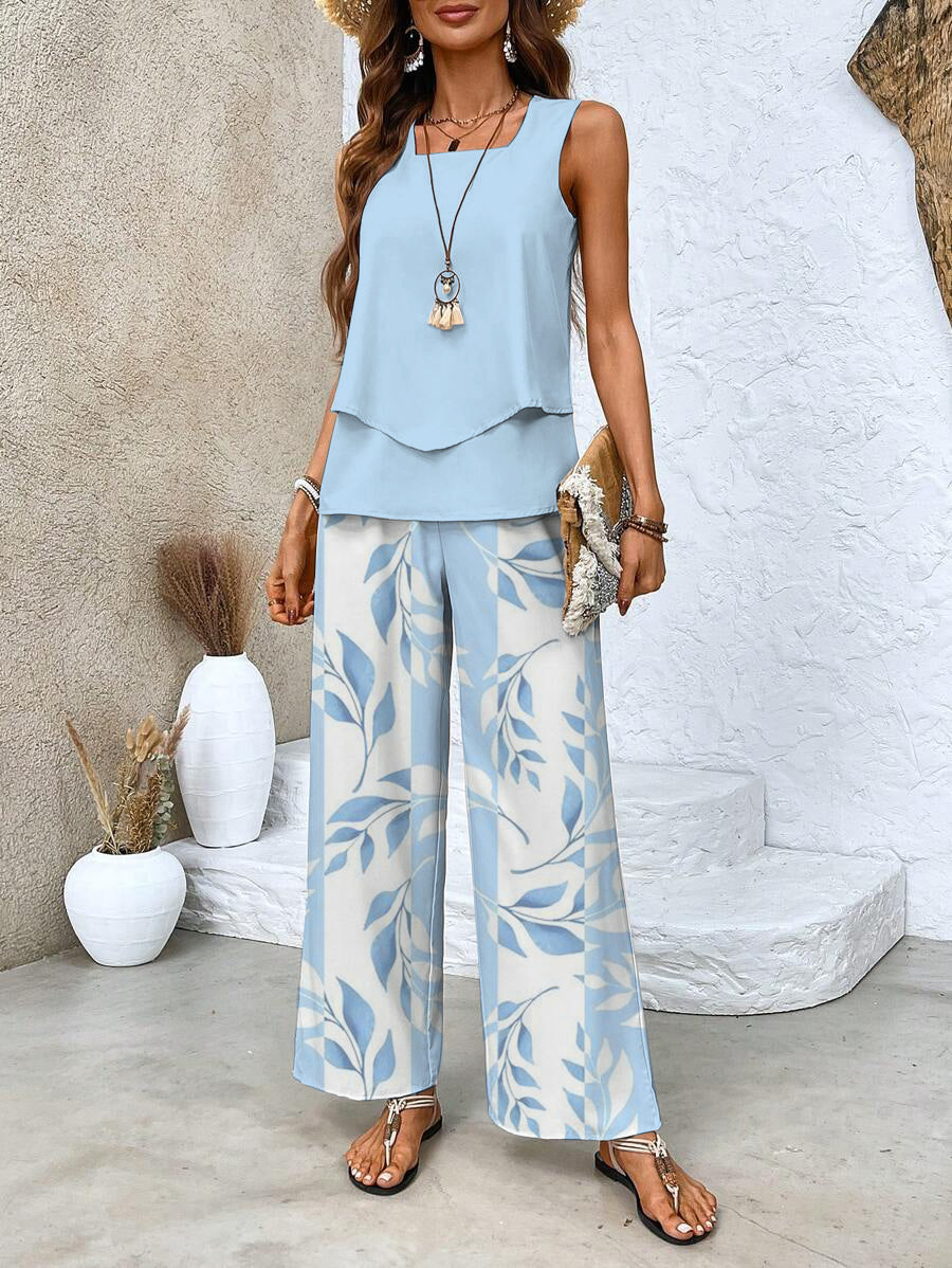 Elegancia-Suave Conjunto Verano