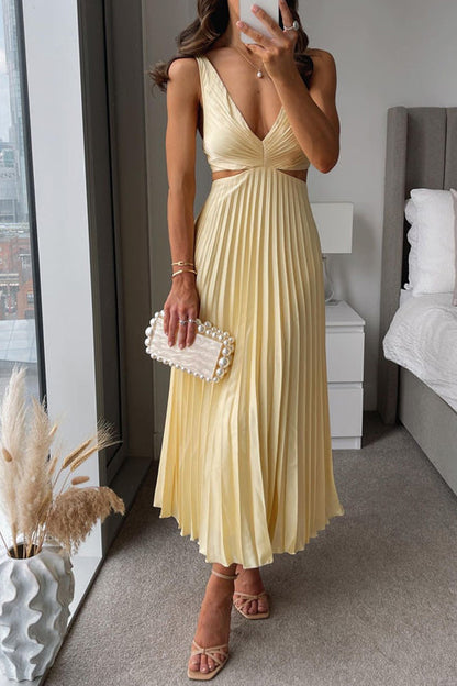 Elegante Vestido Sin Mangas
