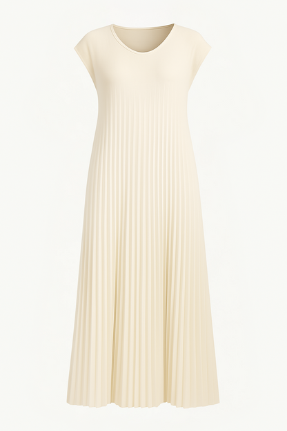 Vestido-Plegado Comodidad Fluyente