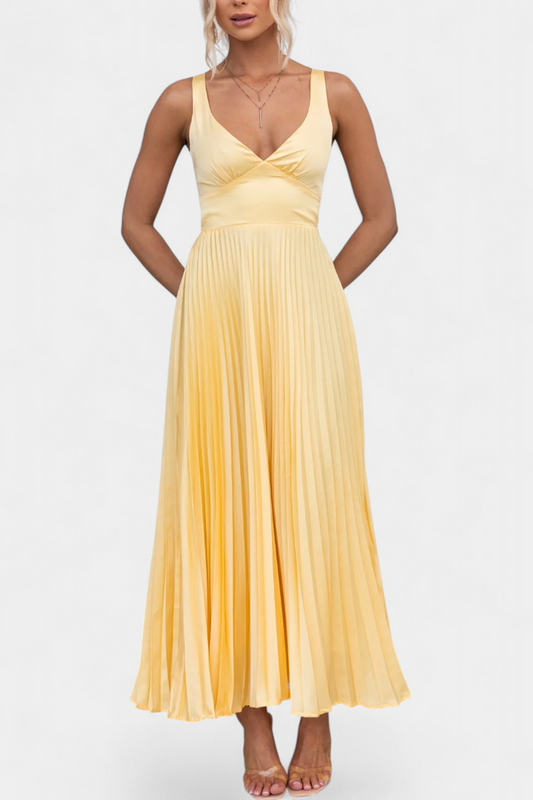 Vestido Plisado Estilizante