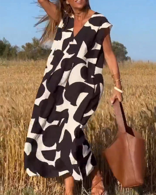 Elegancia-V Maxivestido