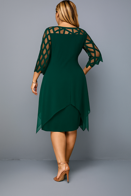 Elegante Vestido Asimétrico