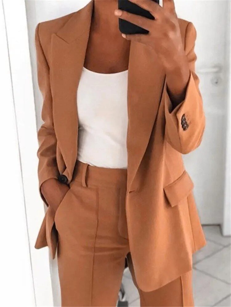 Elegante Traje-Femenino 2 Piezas