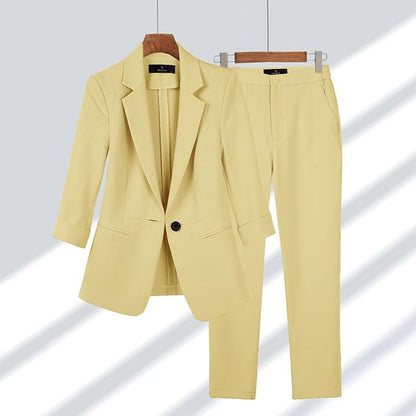 Elegancia Clásica Blazer & Pantalón