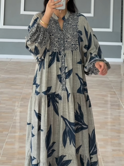 Vestido Suelto Manga Elegante