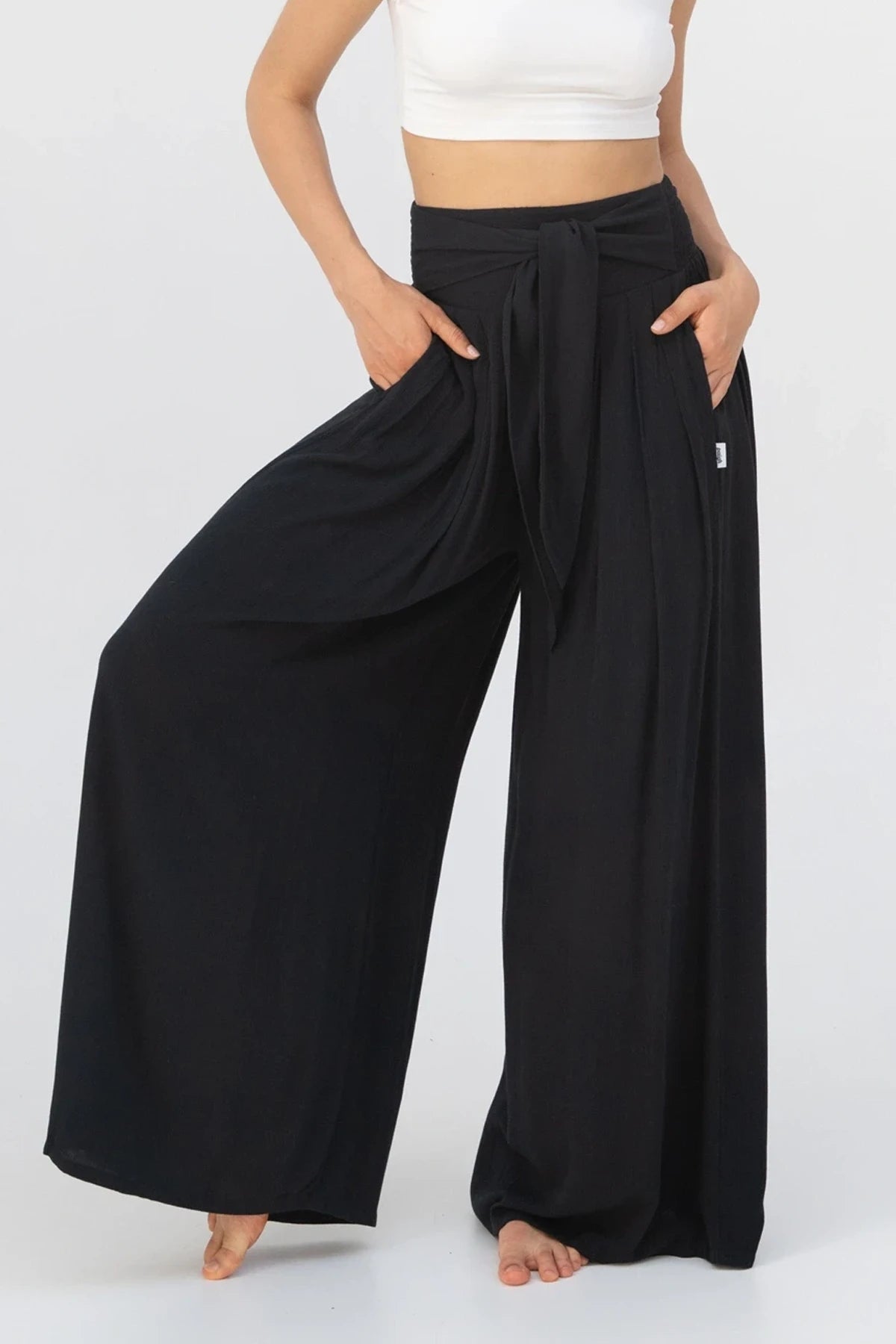 Pantalón Palazzo Tacto-Frío