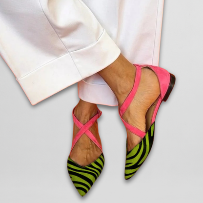 Ballerinas Zebras Cruzadas