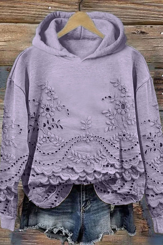 Sudadera Encaje-Chic