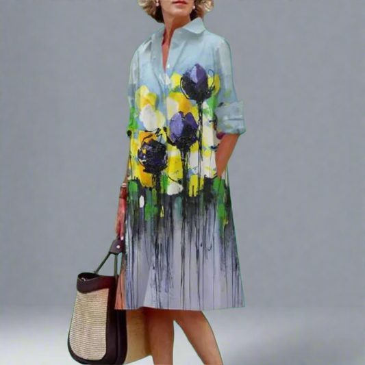 Vestido Midi Elegante Aireado