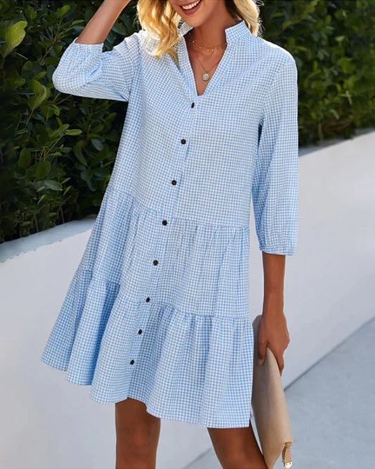 Soleado Vestido-Midi Elegante