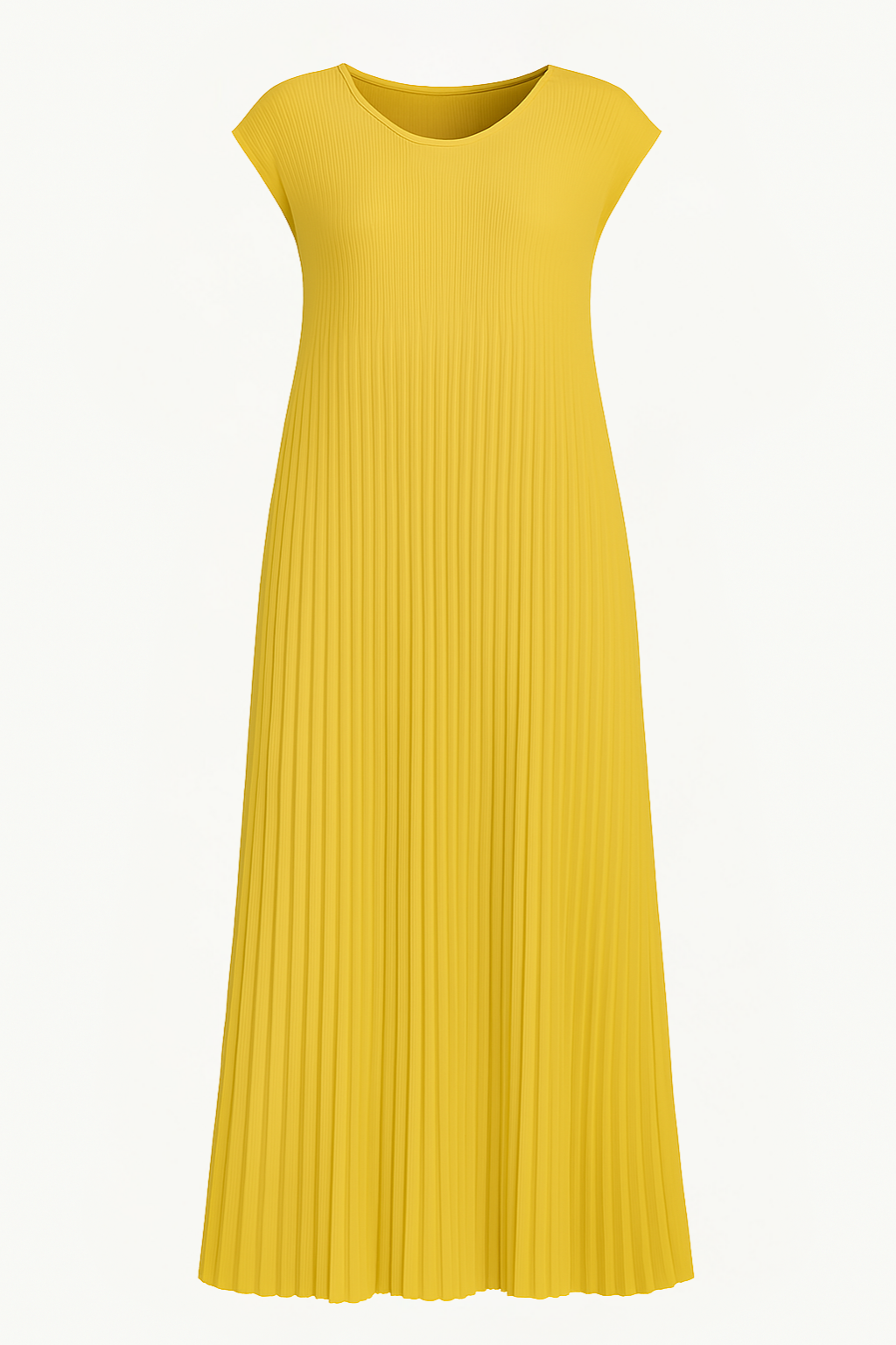 Vestido-Plegado Comodidad Fluyente