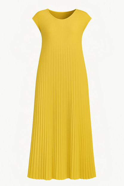 Vestido-Plegado Comodidad Fluyente