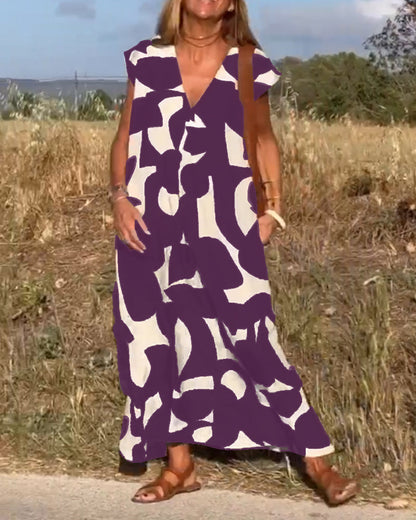 Elegancia-V Maxivestido