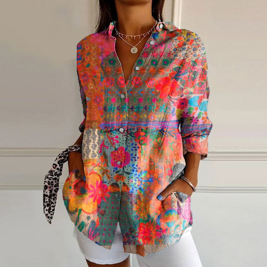 Blusa Favorecedora Multicolor
